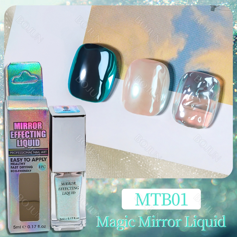 Mirror White Pearl Moonlight Aurora Effect Liquid Chrome Powder