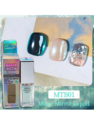 Mirror White Pearl Moonlight Aurora Effect Liquid Chrome Powder